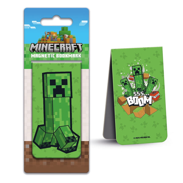 Minecraft Creeper magnetic bookmark page marker | Pyramid