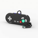 LegacyGC wired digital controller compatible with Nintendo GameCube & Wii* - Black | Retro-Bit