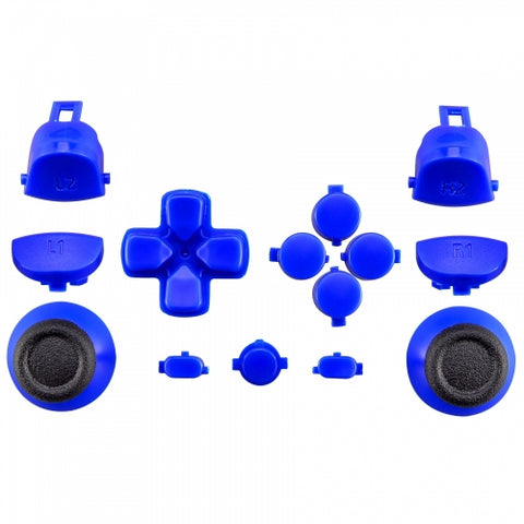 Replacement Full Button Set For Sony PS4 Pro Controllers - Blue | ZedLabz