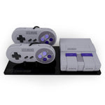 Displai Pro stand for Nintendo SNES Classic console & controllers - Crystal Black | Rose Colored Gaming