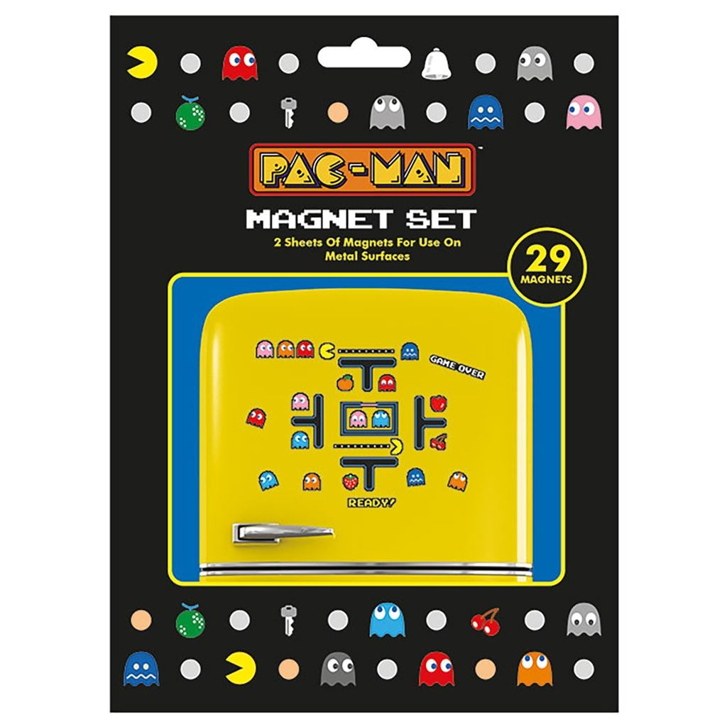 Pac-Man pixel fridge magnet set | Pyramid
