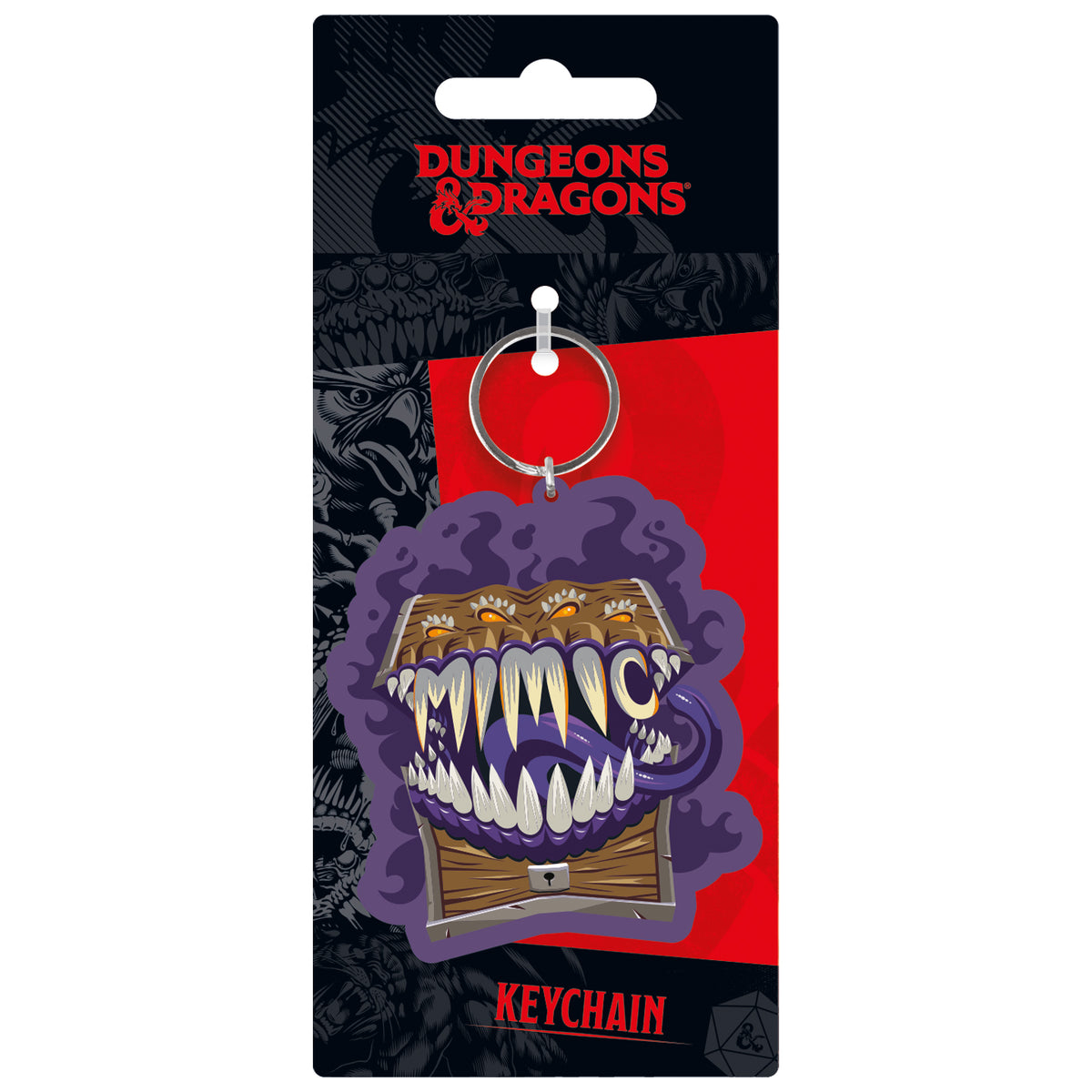 Dungeons & Dragons Mimic official keyring soft PVC Keychain | Pyramid