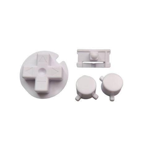 Button set for Nintendo Game Boy Pocket replacement A B D-Pad power switch GBP MGB - White | Funnyplaying