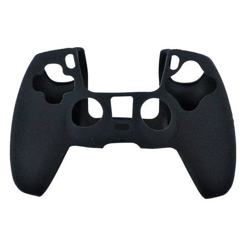 Skin grip cover for Sony PS5 controller silicone rubber leather textured - Semi Clear | ZedLabz