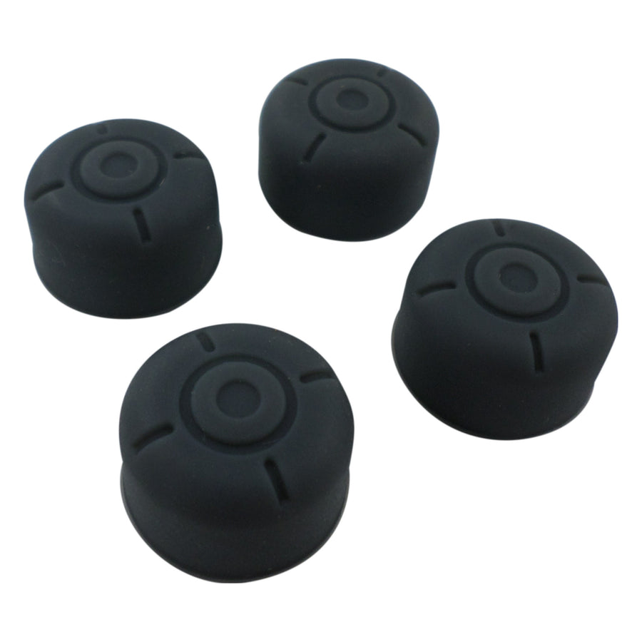 Thumb stick extender caps for Nintendo Switch Joy-Con controllers silicone circle grip - 4 pack grey | ZedLabz