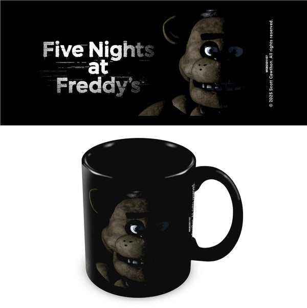 Five Nights at Freddy's Freddy official mug 11oz/315ml black ceramic | Pyramid