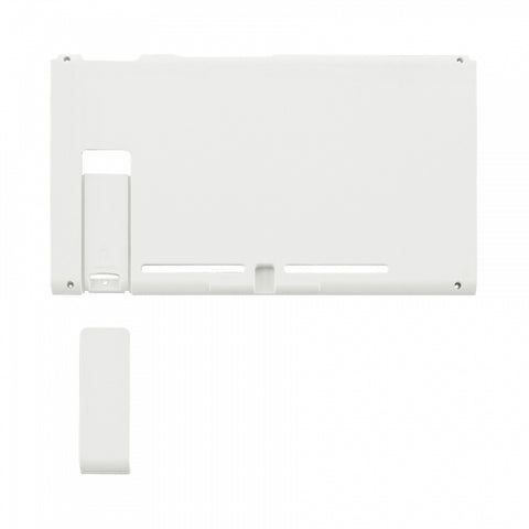 Housing shell for Nintendo Switch console back plate with kickstand soft touch - White | ZedLabz