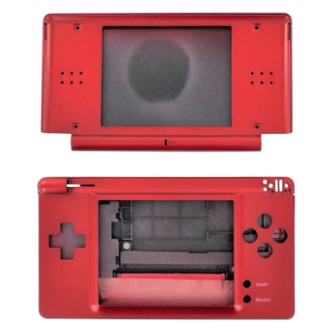 Full housing shell for Nintendo DS Lite console complete casing repair kit replacement - Metallic Red | ZedLabz