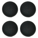 ZedLabz dotted convex silicone thumb grips for Sony PS4 controllers thumb stick caps - 4 pack black
