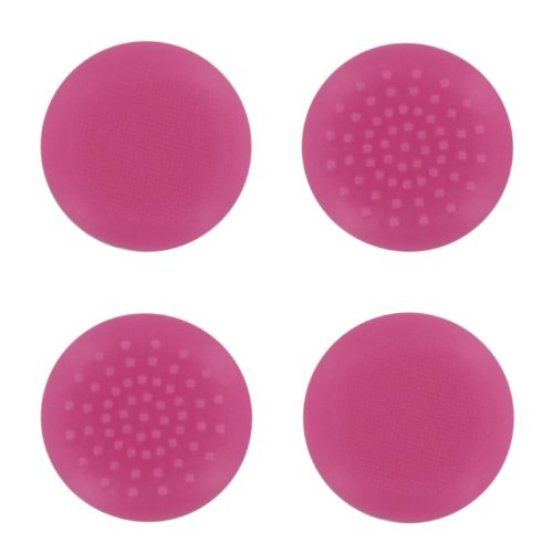 Assecure TPU protective analogue thumb grip stick caps for Microsoft Xbox One- 4 pack pink