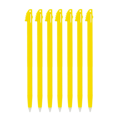 Replacement Stylus For Nintendo 3DS XL - 7 Pack Yellow | ZedLabz
