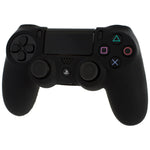 Protective cover for Sony PS4 controller silicone rubber skin grip with ribbed handle - Black | ZedLabz