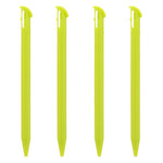 Stylus for New 3DS XL 2015 Nintendo (2015 model) slot in replacement pen - 4 pack Lime Green | ZedLabz