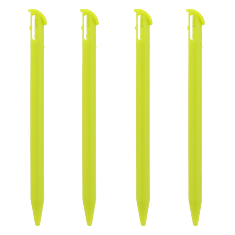 Stylus for New 3DS XL 2015 Nintendo (2015 model) slot in replacement pen - 4 pack Lime Green | ZedLabz