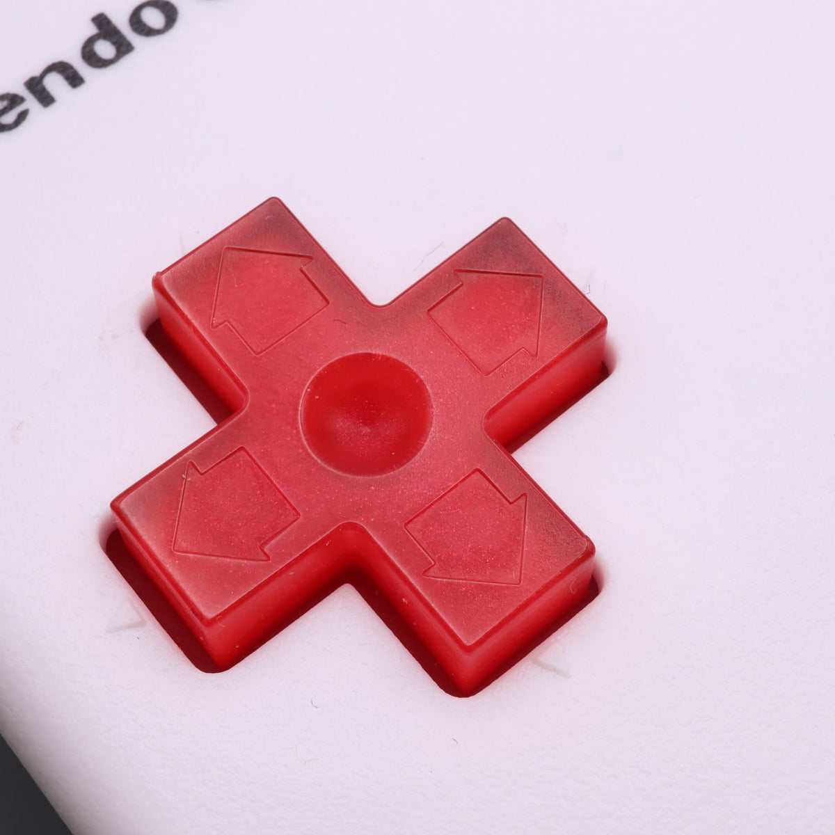 Hand cast custom resin buttons for Nintendo NES controller NES-004 (also fits Game Boy DMG-01) - Strawberry Candy | Lab Fifteen Co