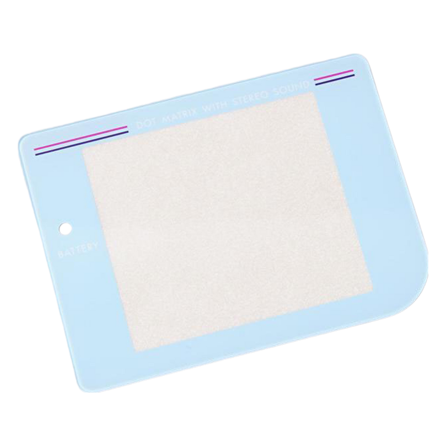Glass lens screen for Nintendo Game Boy DMG-01 Retro Pixel IPS LCD screen modded console - Light Blue | Funnyplaying