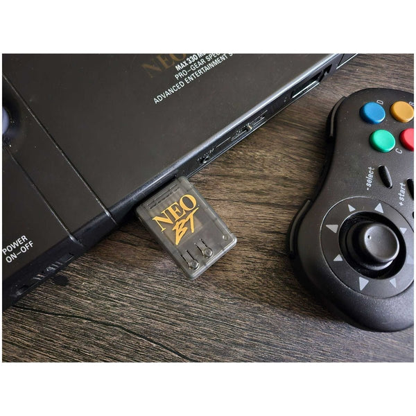 Neo BT Bluetooth controller adapter for Neo Geo - MVS style Red & white | Humble Bazooka