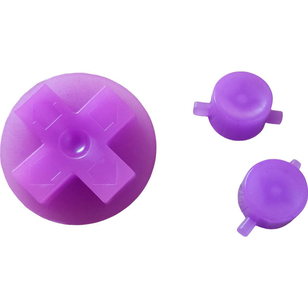 NES Style Button Set For Original Game Boy DMG 01 - Hyperwave - Purple To Pink | Retro Modding