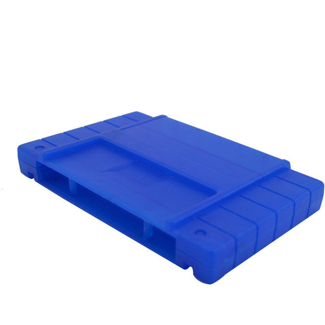 ZedLabz compatible replacement game cartridge shell case for Nintendo SNES US version - Blue