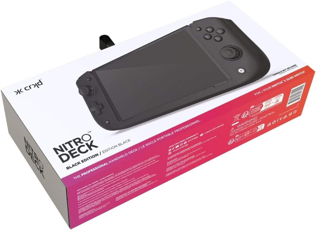 Nitro Deck for Nintendo Switch & Switch OLED with Zero Stick Drift - Black | CRKD - 6