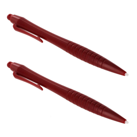 Large Ergonomic Touch Screen Stylus Pen - 2 Pack Red Wine | ZedLabz