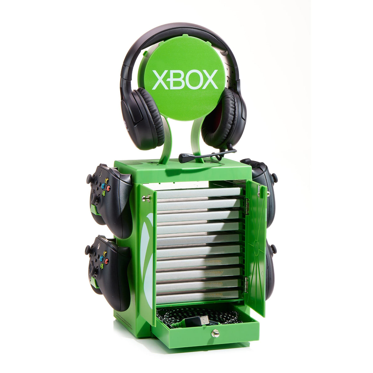 Gaming Locker for Xbox Series X|S & Xbox One - Official Xbox Green Edition | Numskull