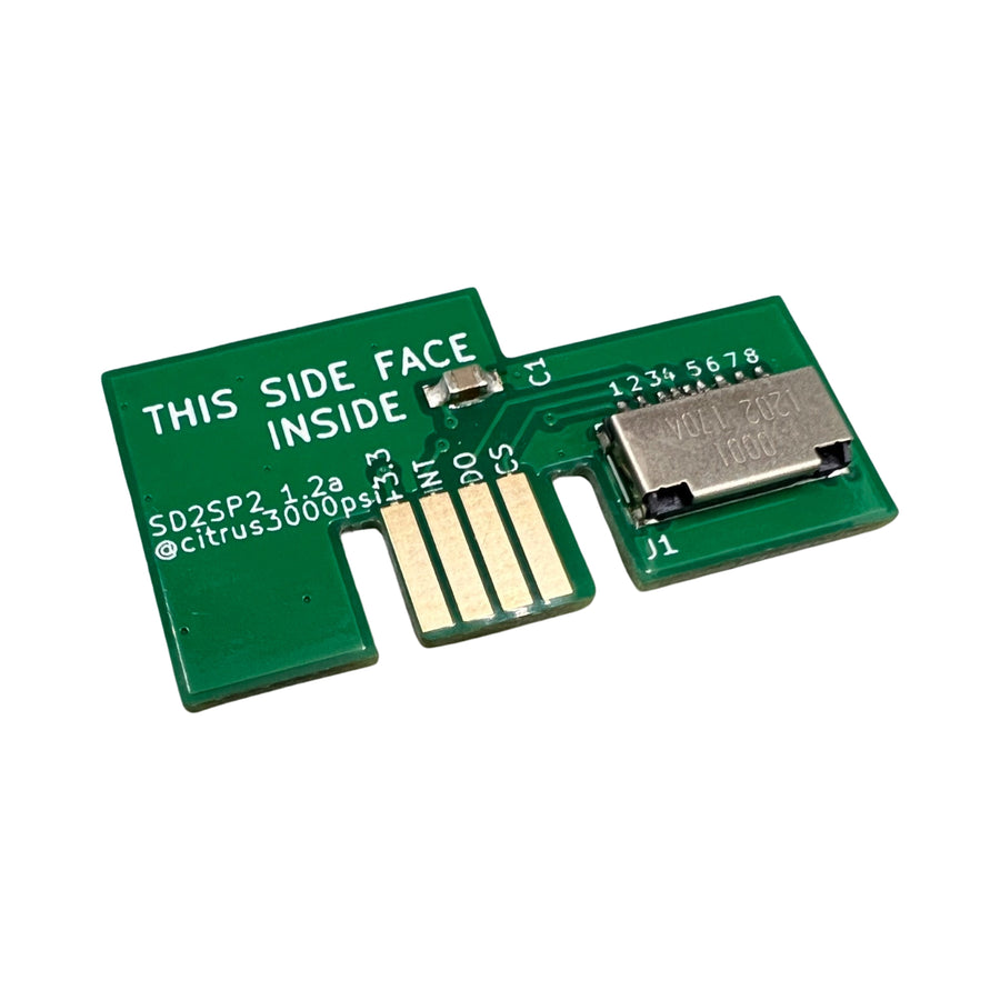 Premium SD memory card serial port 2 SD2SP2 adapter for Nintendo GameCube NGC - Green | ZedLabz