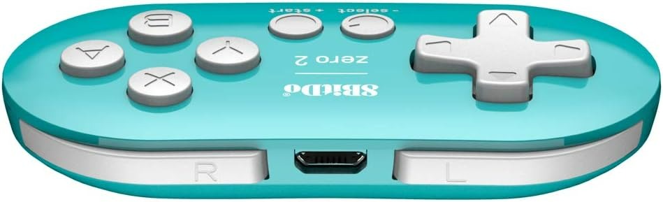 Zero 2 mini Bluetooth controller for Switch, Windows, macOS & Android - Turquoise Edition | 8BitDo