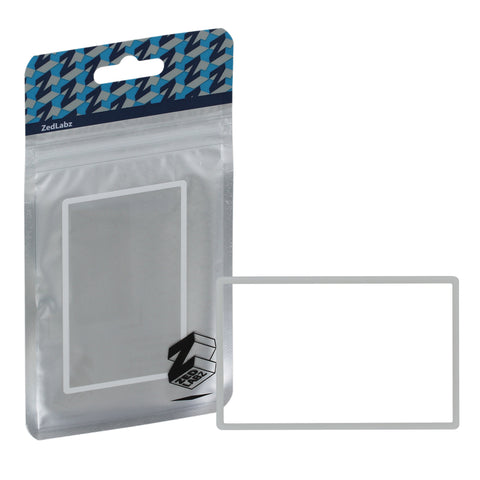 ZedLabz replacement top screen lens plastic cover for Nintendo 2DS - White