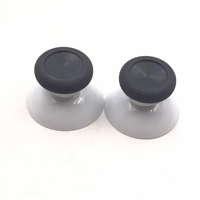 Thumbsticks for Xbox One Microsoft controller OEM concave analog - 2 pack white & dark grey | ZedLabz
