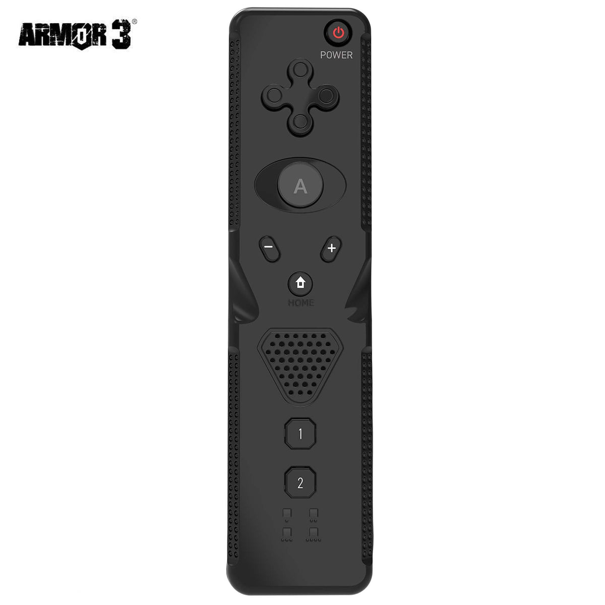 NuWave Deluxe Wii Remote & Nunchuck combo for Nintendo Wii & Wii U - black | Armor3 - 3
