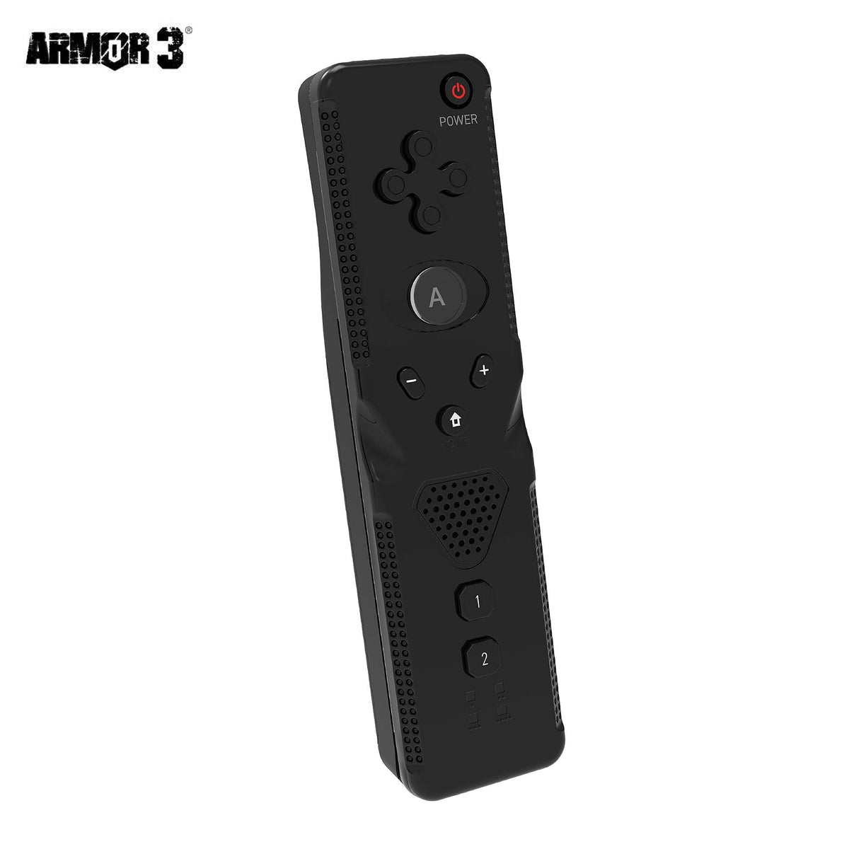 NuWave Deluxe Wii Remote & Nunchuck combo for Nintendo Wii & Wii U - black | Armor3 - 5