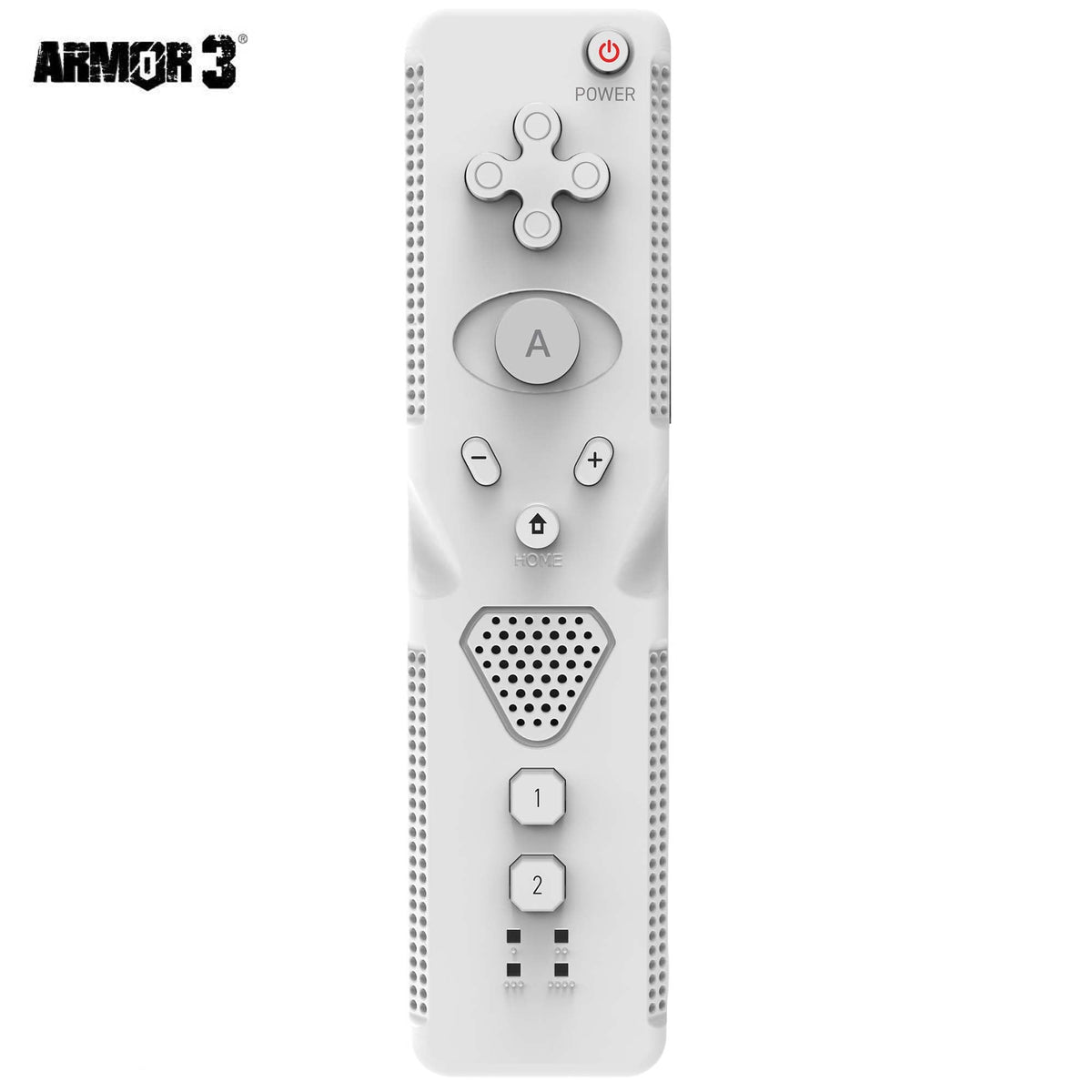 NuWave Deluxe Wii Remote & Nunchuck combo for Nintendo Wii & Wii U - white | Armor3 - 3