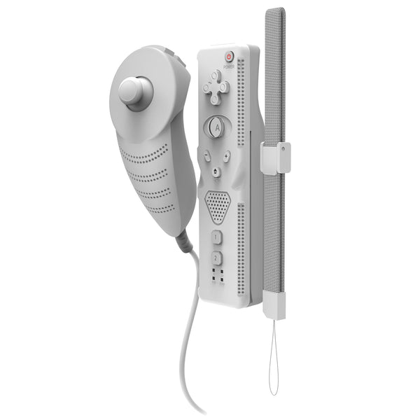 NuWave Deluxe Wii Remote & Nunchuck combo for Nintendo Wii & Wii U - white | Armor3 - 1