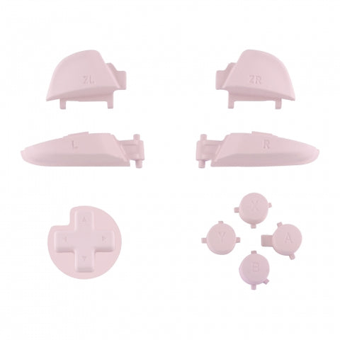 Replacement Soft Touch Button Set For Nintendo Switch Pro Controller - Pink | ZedLabz