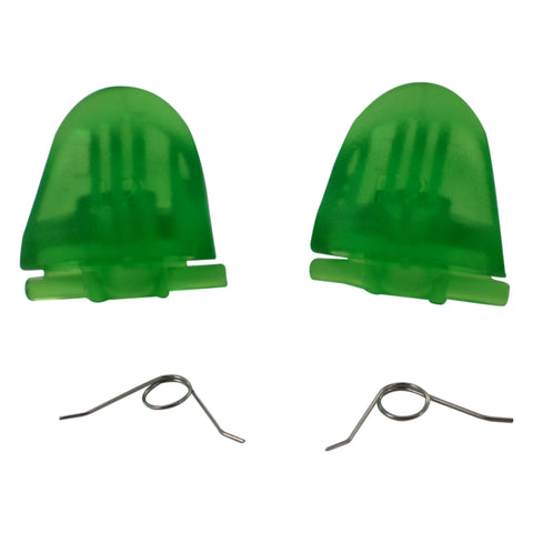 Trigger Button & Spring Set For Sony PS4 Controllers - Clear Green | ZedLabz