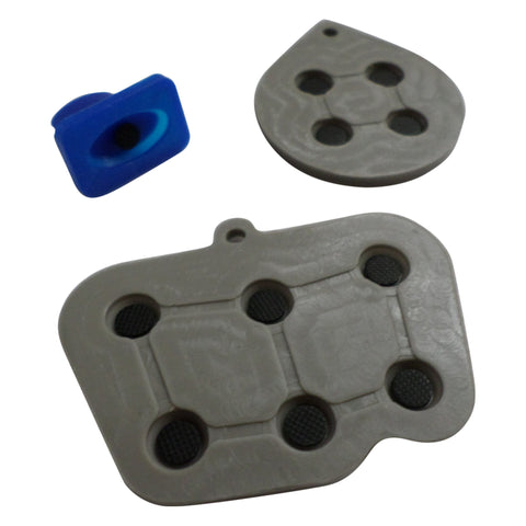 Contact kit for Sega Saturn controllers conductive rubber pad button - grey & blue | ZedLabz