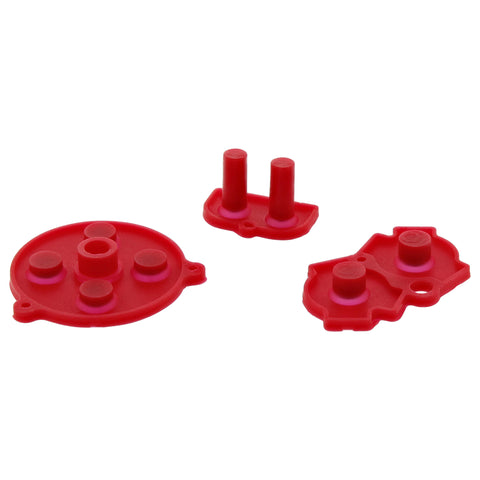 Conductive Silicone Button Contacts For Nintendo Game Boy Advance - Red | ZedLabz