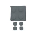 Compatible replacement Screw cover & feet set for Nintendo New 3DS XL & New 3DS compatible rubber caps | ZedLabz