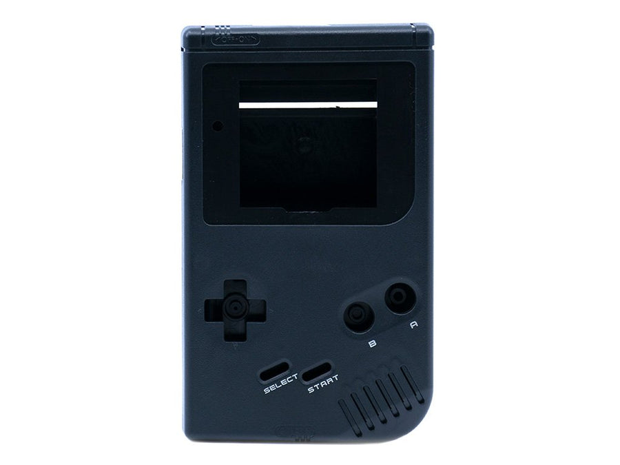 Front & Back Housing Shell For Nintendo Game Boy DMG-01 Original Console - Black | Retro Modding