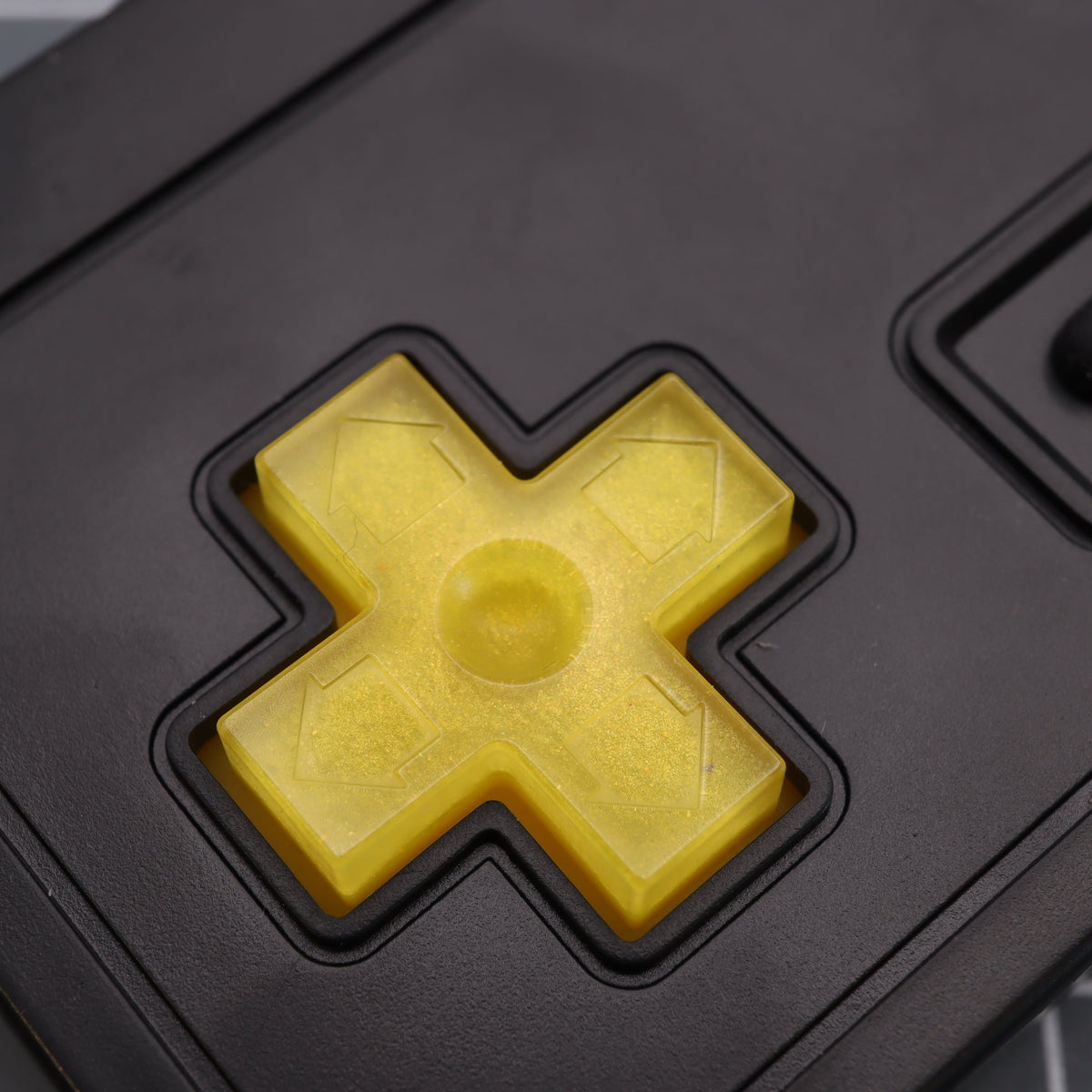Hand cast custom resin buttons for Nintendo NES controller NES-004 (also fits Game Boy DMG-01) - Lemon Candy | Lab Fifteen Co