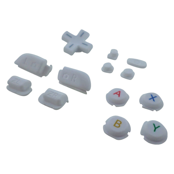 OEM Button Set For Nintendo New 3DS XL - White | ZedLabz