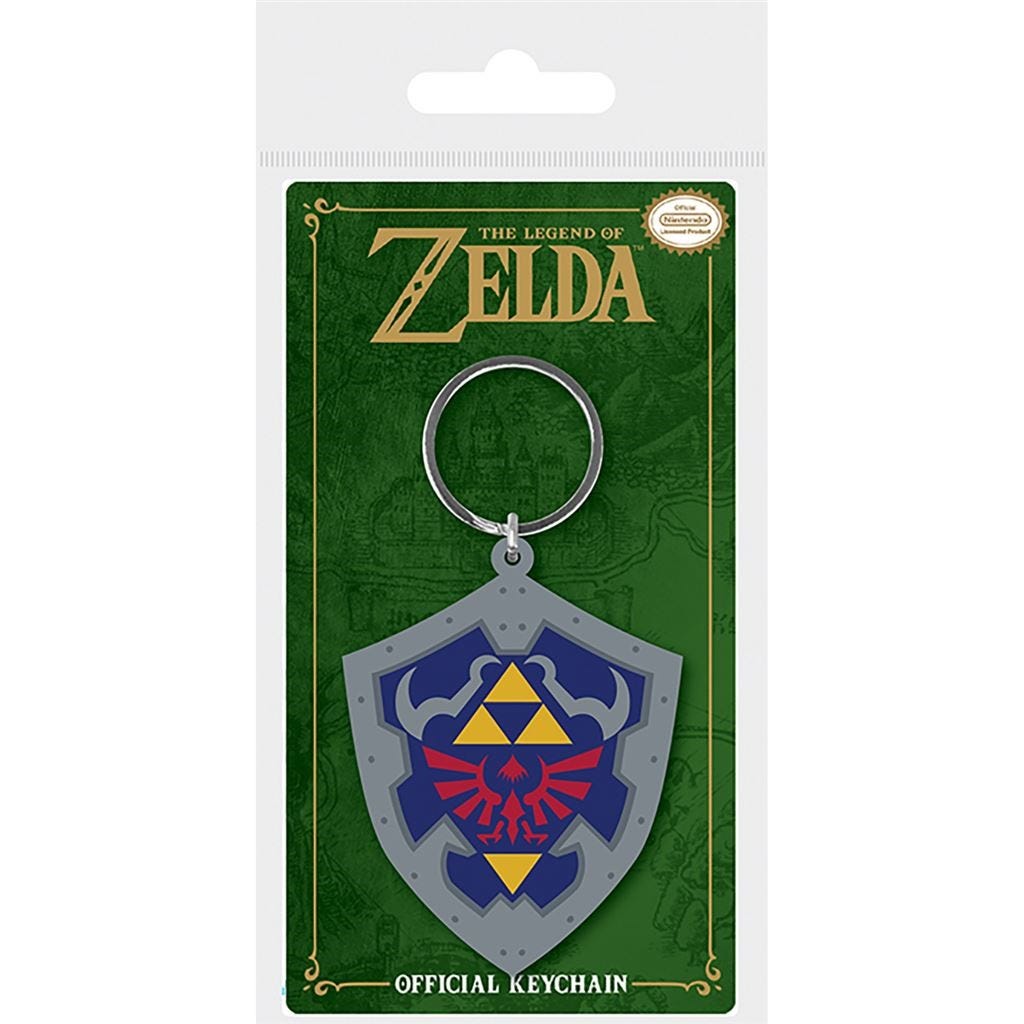 The Legend of Zelda Hylian Shield Soft PVC Keychain