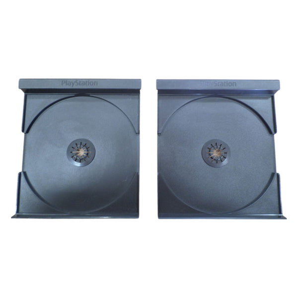 Official replacement insert tray for PlayStation 1 PS1 game case - 2 pack USED