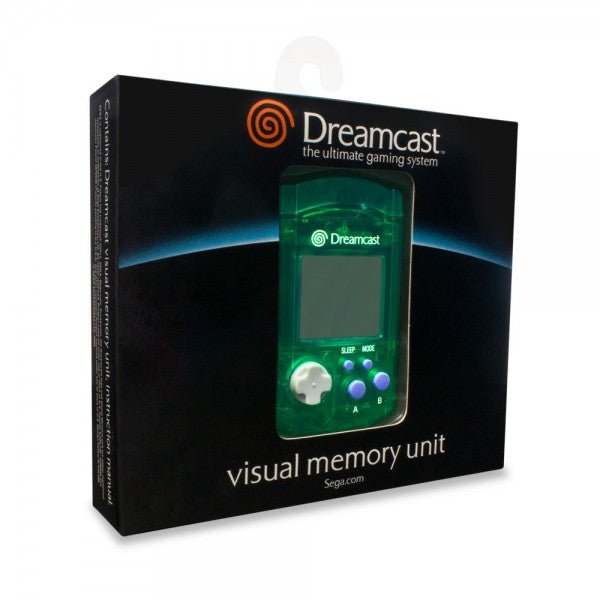 Official Sega Dreamcast visual display unit VMU memory card - Green - 4