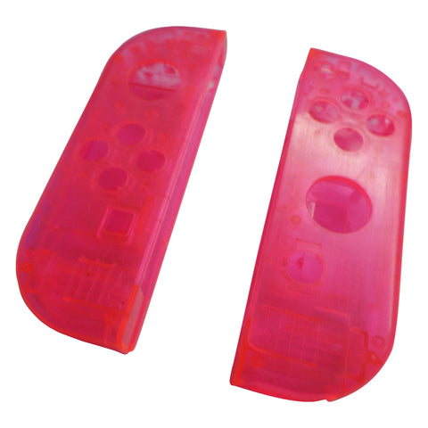 Housing for Nintendo Switch Joy-Con controllers replacement protective shell cover - Clear Pink | ZedLabz