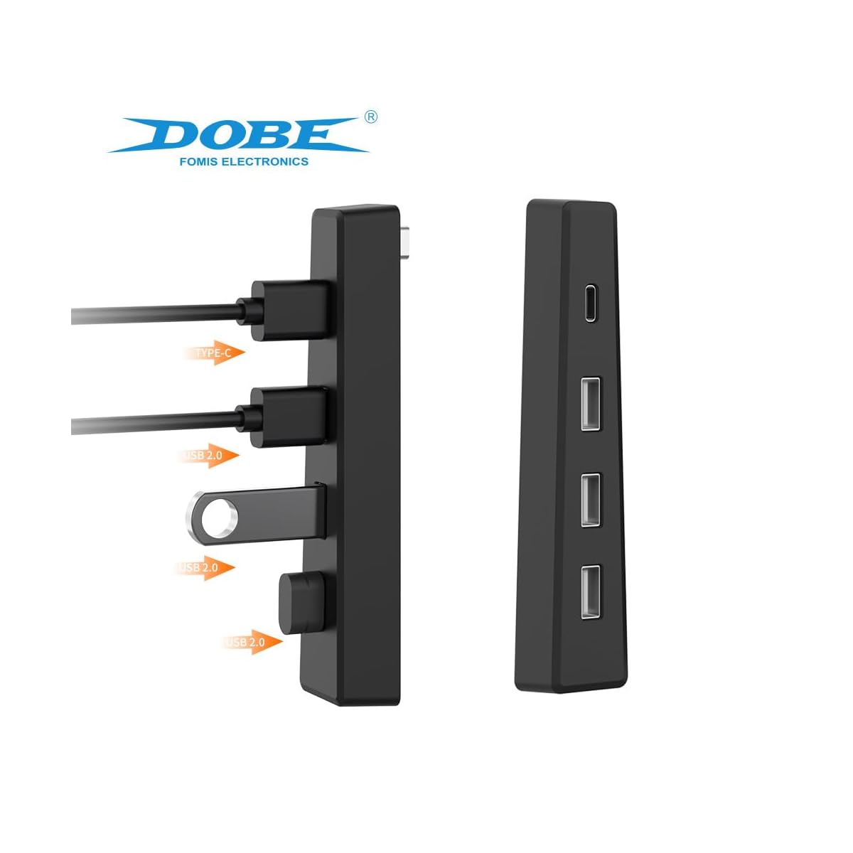DOBE 4-Port USB Hub for PlayStation 5 Slim (Disc and Digital) | DOBE