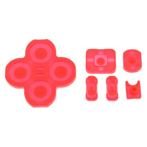 Conductive Silicone Button Membrane Set For Nintendo Switch Left Joy-Con - Red | ZedLabz