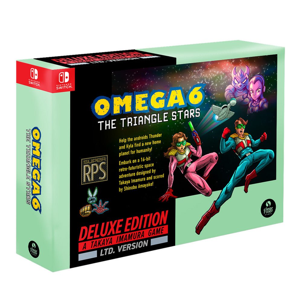 OMEGA 6 The Triangle Stars Deluxe Big Box Edition for Nintendo Switch | Clear River - 3