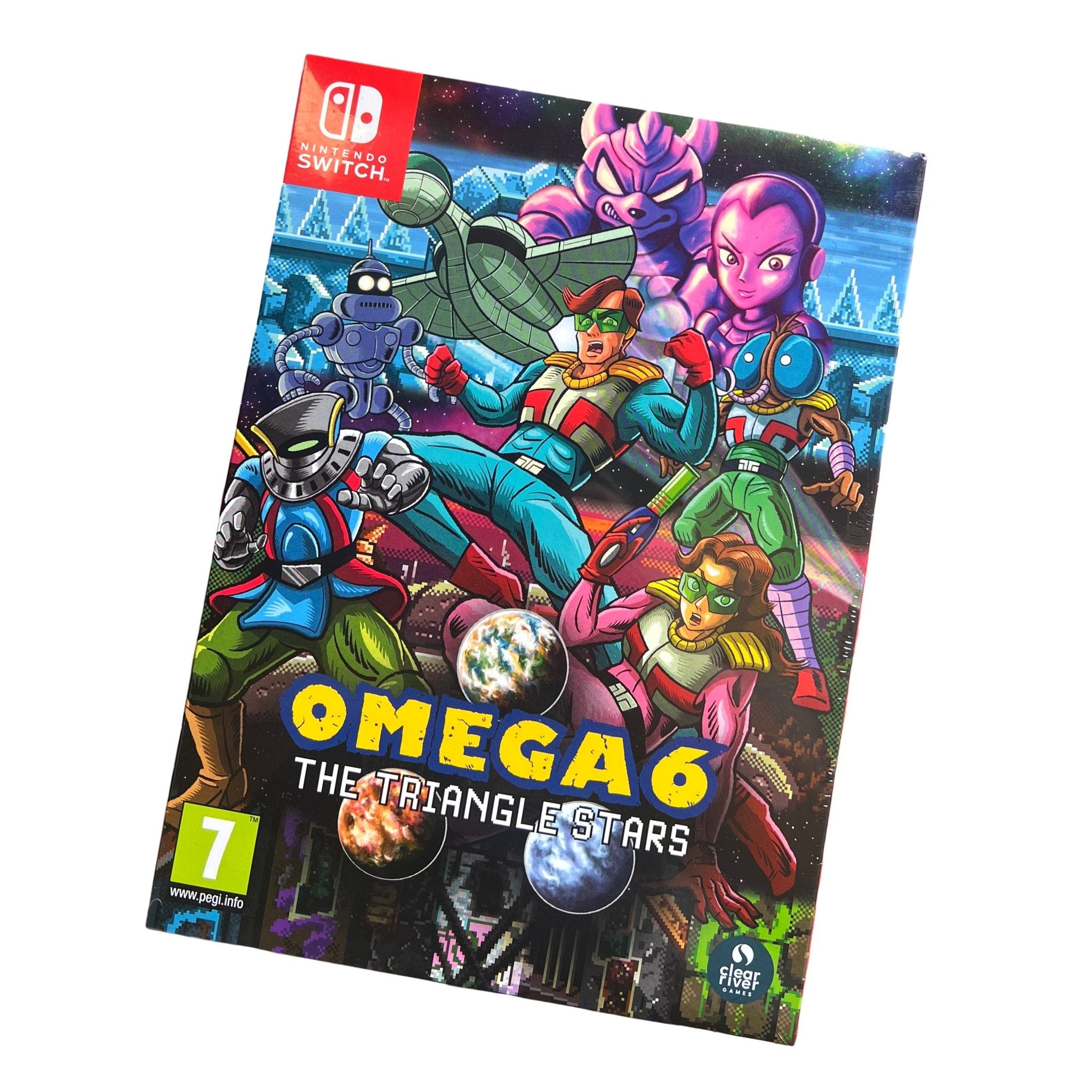 OMEGA 6 The Triangle Stars Deluxe Big Box Edition for Nintendo Switch | Clear River - 1